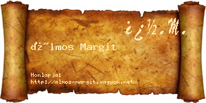 Álmos Margit névjegykártya
